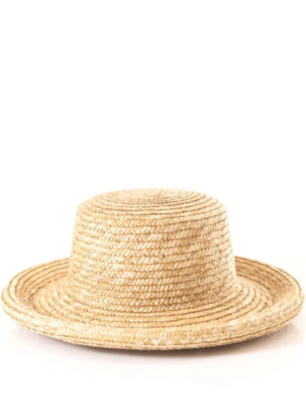 Natural Straw Woven Decorative Hat - Natural